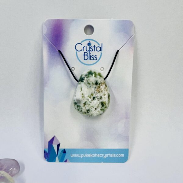 Green Moss Agate Pendant