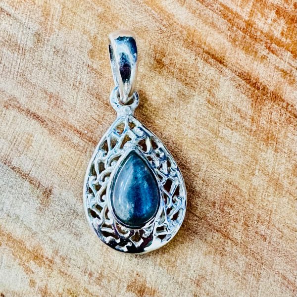 Labradorite Teardrop Pendant