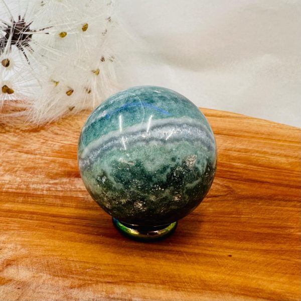 Green Moss Agate Sphere 7cm