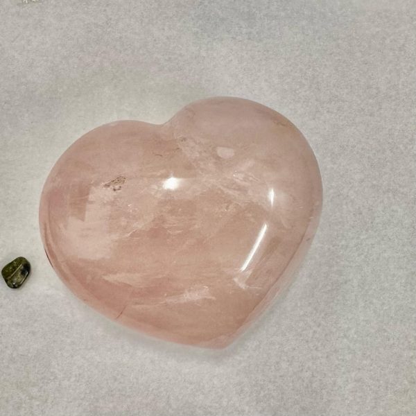 Rose Quartz Heart 10cm