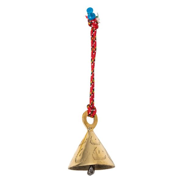 Single Bell with String 15cm