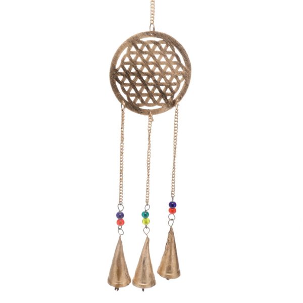 BELLS - Flower of Life Iron Chime Bells