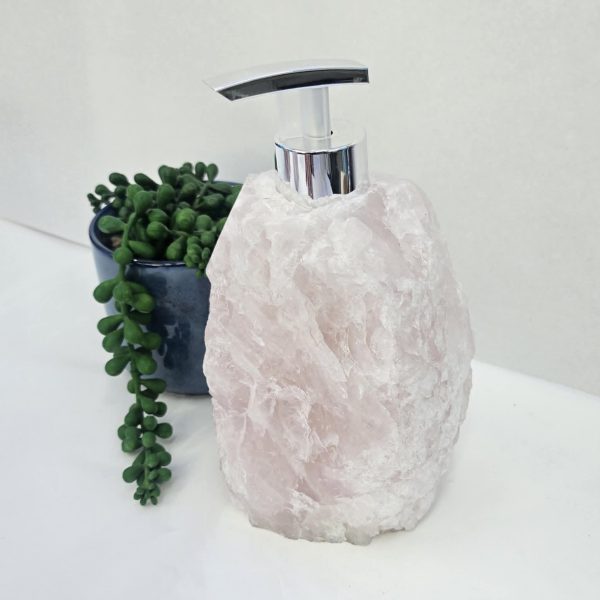 Rose Quartz Soap Dispenser