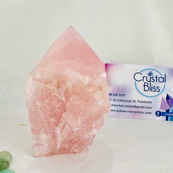 Rose Quartz Rough Tower 10cm