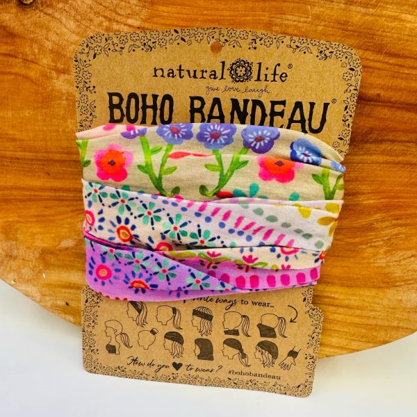 Boho Bandeau - Cream Border