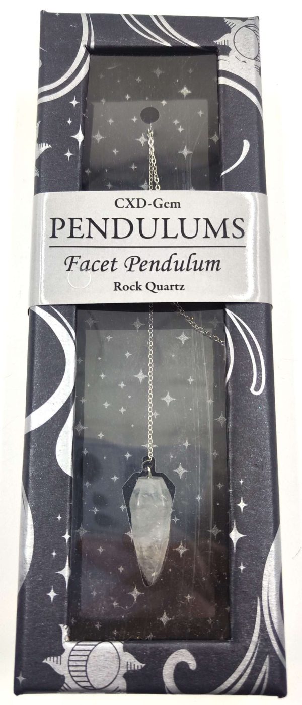 Clear Quartz Facet Pendulum