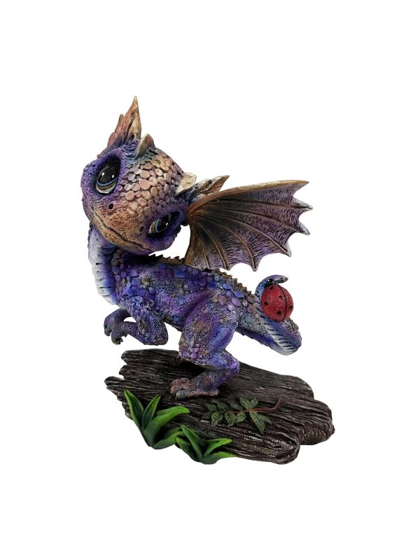 Purple Dragon with Ladybird