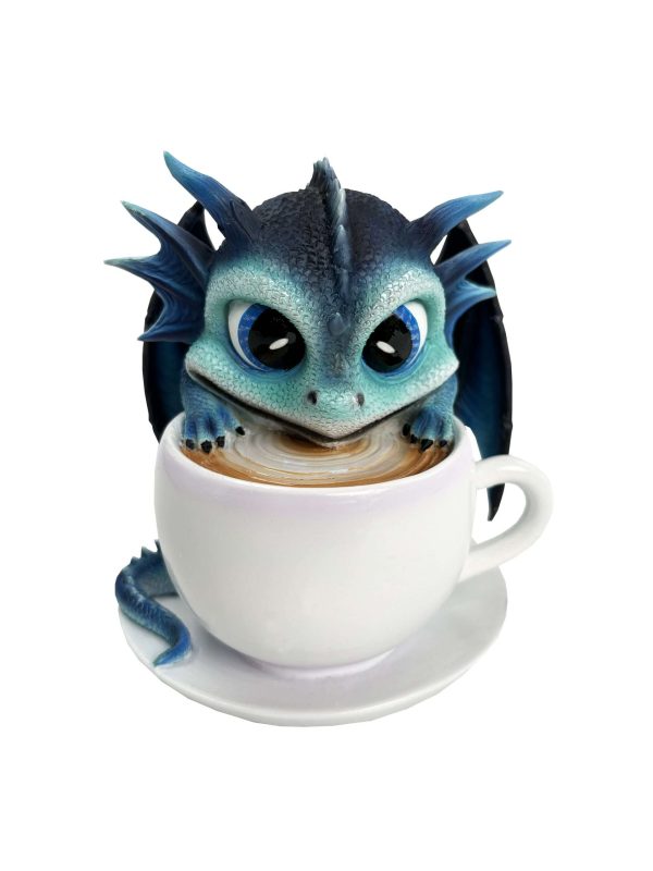 Cute Blue Dragon on Coffee Mug