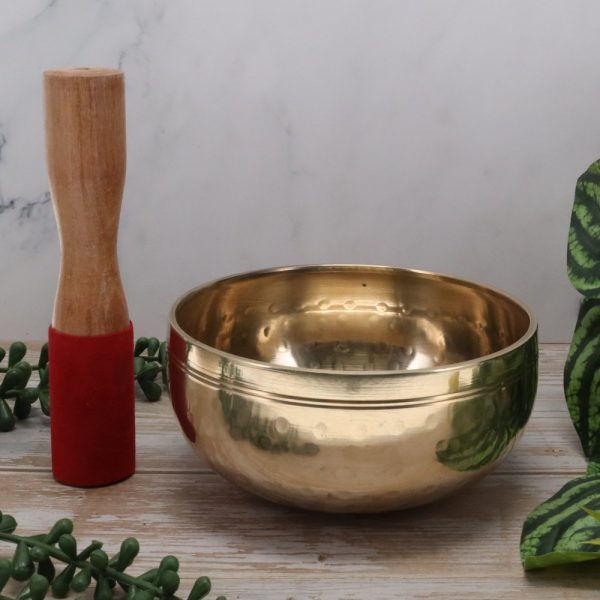 Hammered Brass Singing Bowl 10cm