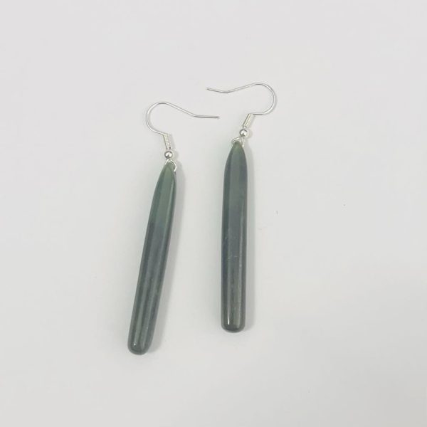 Greenstone Earrings 5cm