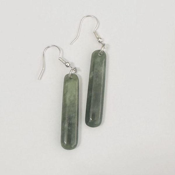 Greenstone Earrings 4cm