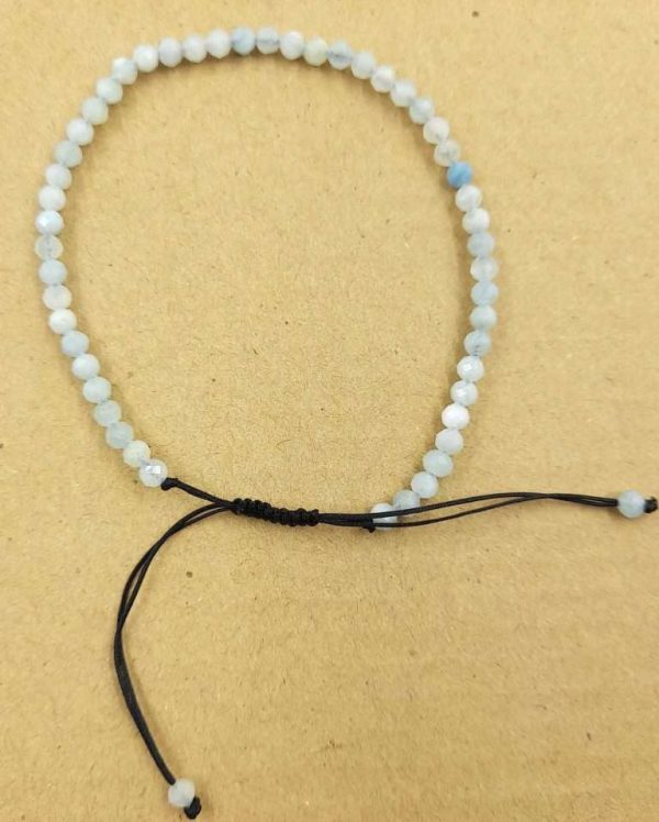 Aquamarine Faceted Bracelet