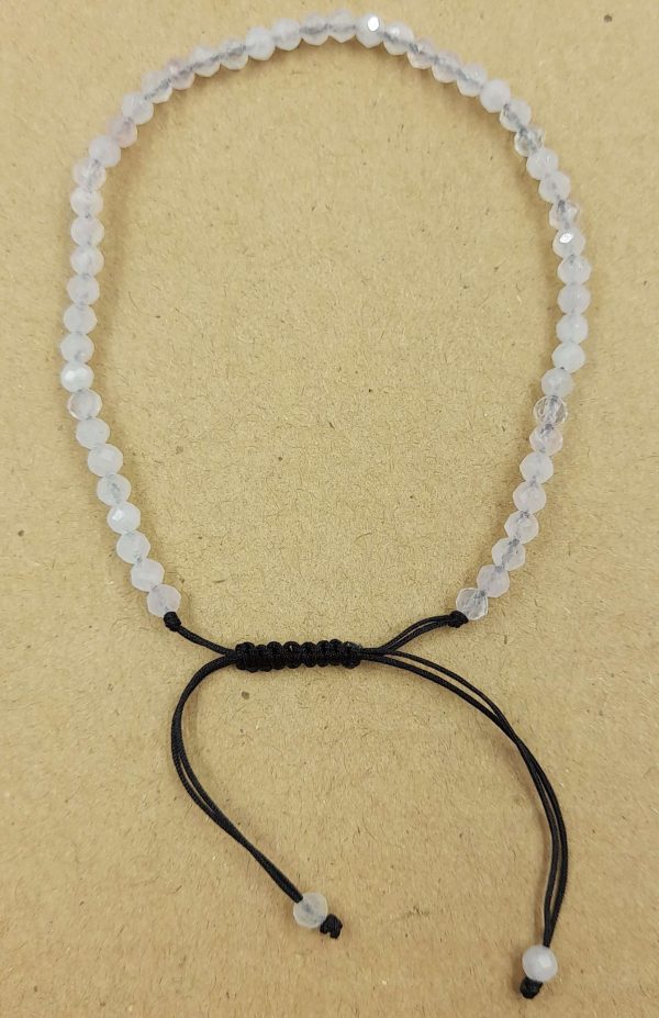 Clear Quartz Faceted Bracelet