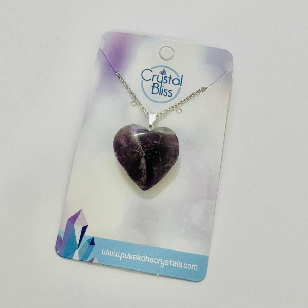 Amethyst Heart Pendant