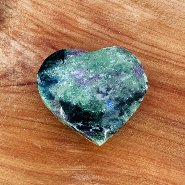 Ruby in Fuschite Heart 5cm