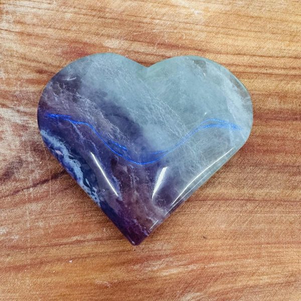 Fluorite Heart 6-7cm