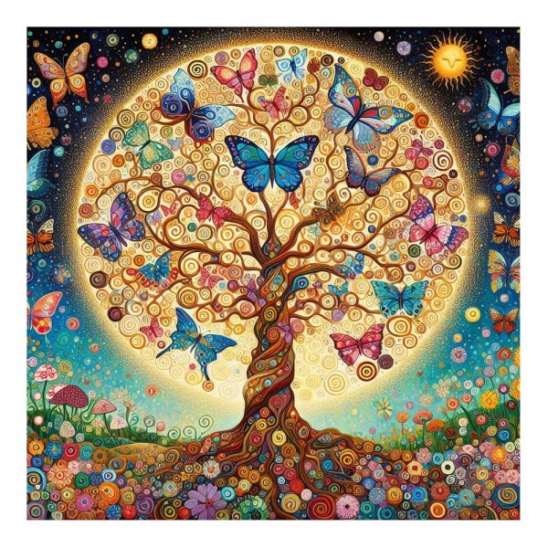 Tree Of Life Ceramic Trivet