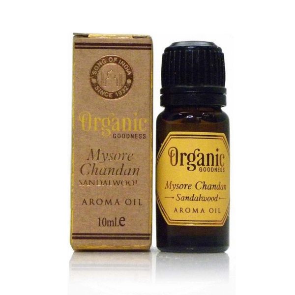 Aroma Oil Sandalwood Organic Goodness 10 ml
