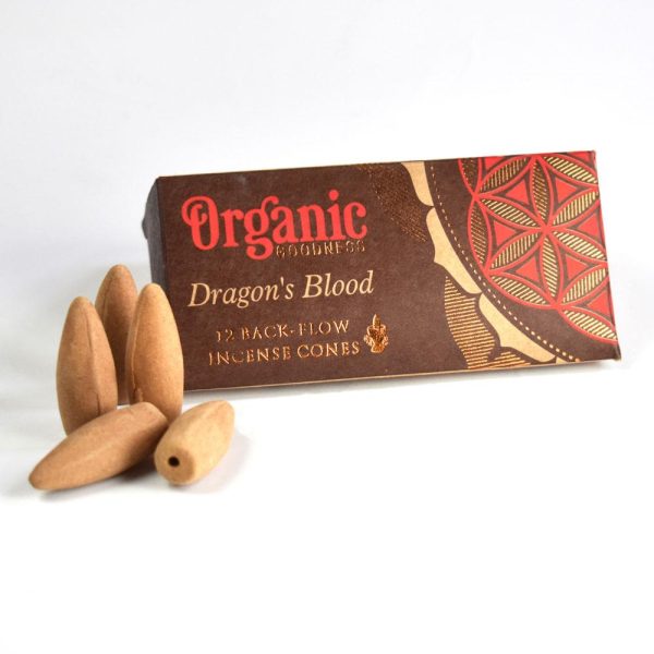 Organic backflow Cones - Dragons Blood