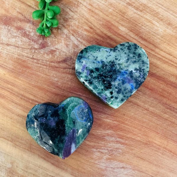 Ruby in Fuschite Heart 6cm