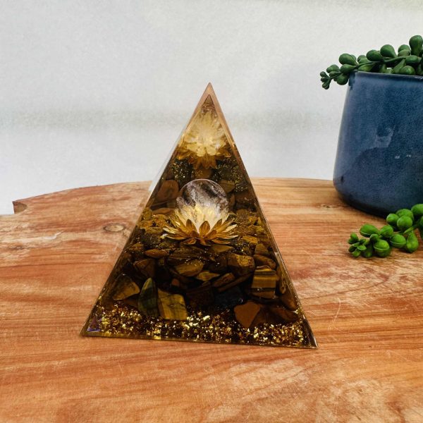 Tiger Eye Orgonite 8cm