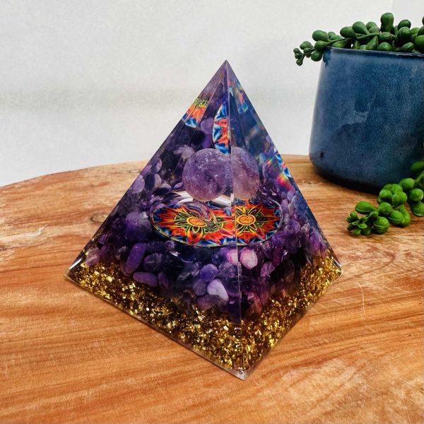 Amethyst Orgonite 8cm