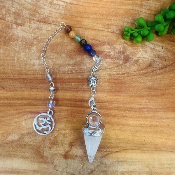 Rose Quartz Chakra Pendulum