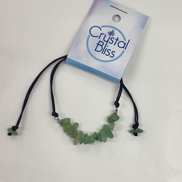 Green Aventurine Chip Adjustable Bracelet
