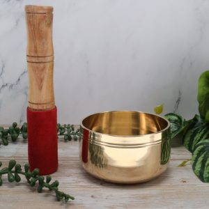 SINGING BOWL - Plain Brass 9cm