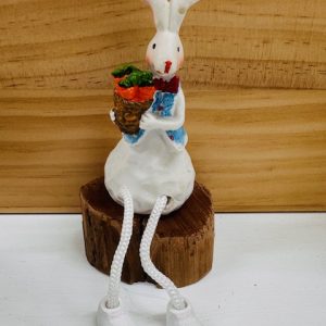 Blue Sitting Rabbit