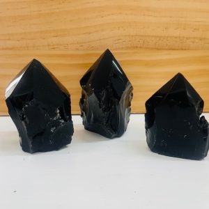 Obsidian Rough Towers 7-8cm