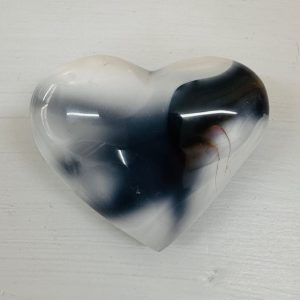 Orca Calcite Heart 8cm