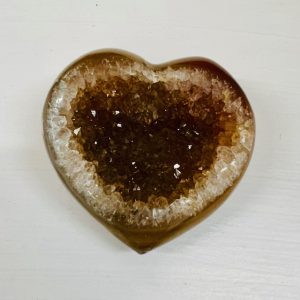 Agate Cluster Heart 6cm