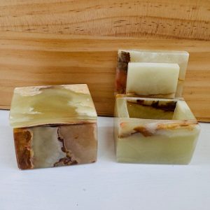 Banded Calcite Box 5cm