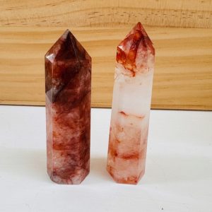 Fire Quartz Tower 9cm