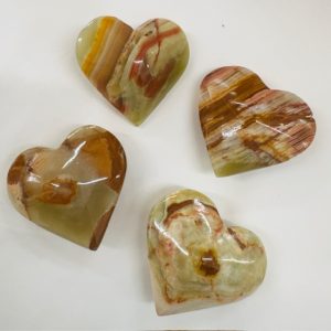 Banded Calcite Heart 6cm