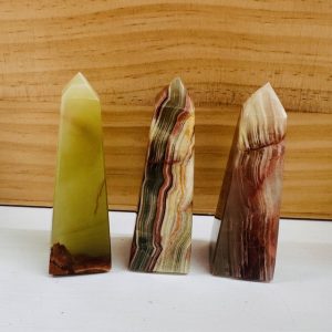 Banded Calcite Tower 10cm