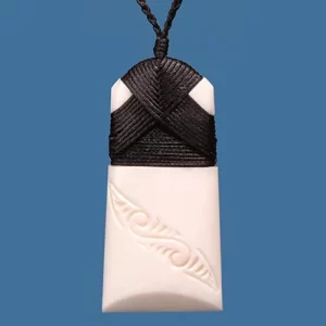 Bone Engraved Toki Pendant