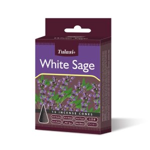 Tulasi White Sage Cones