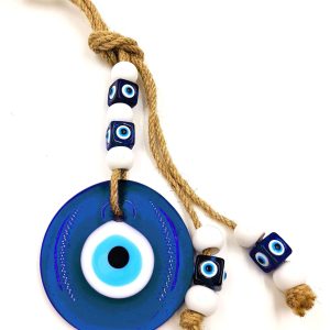 Turkish Glass Evil Eye Wall Hanging